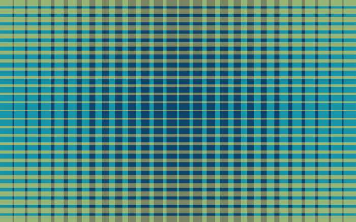 Photo murale intissé impression numérique Chequered blue-turquise