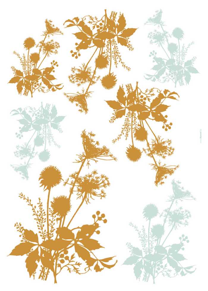 Sticker mural Wiesenblumen