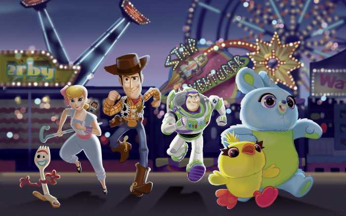 Photo murale intissé impression numérique Disney and Pixar Toy Story Team