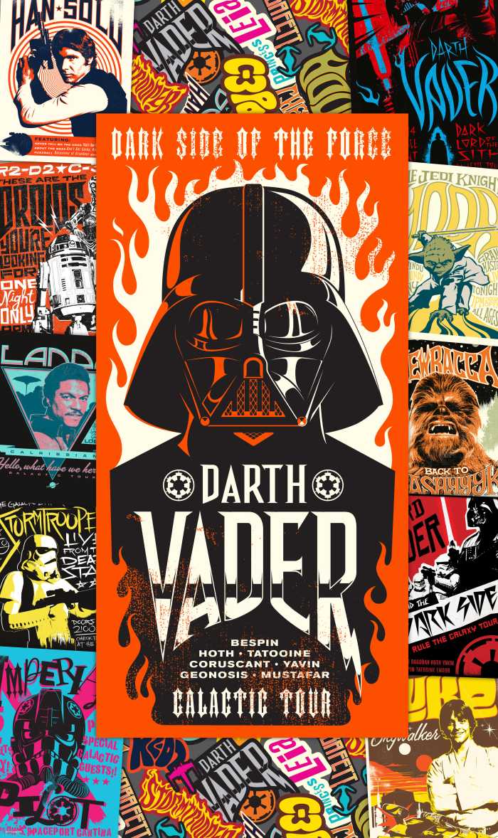 Panneau sur intissé  Star Wars Rock On Posters