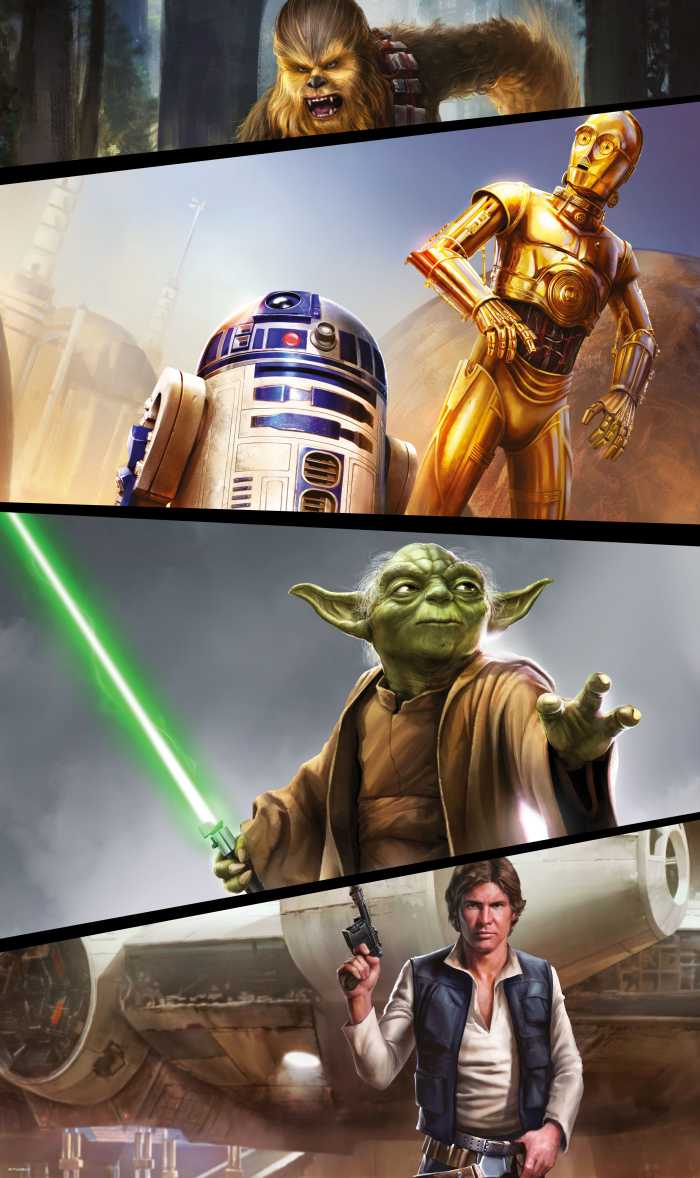 Panneau sur intissé  Star Wars Moments Rebels