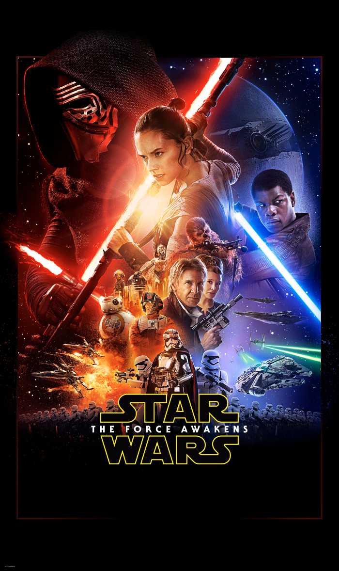 Panneau sur intissé  Star Wars EP7 Official Movie Poster