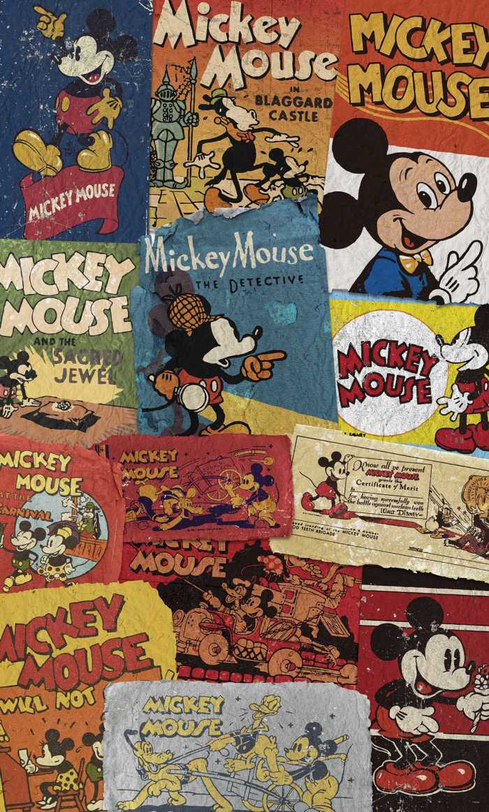 Panneau sur intissé  Mickey - Billboard