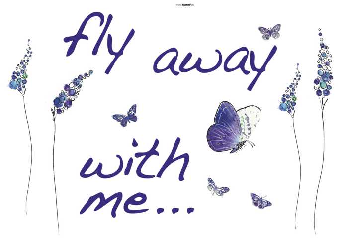 Sticker mural Butterflies