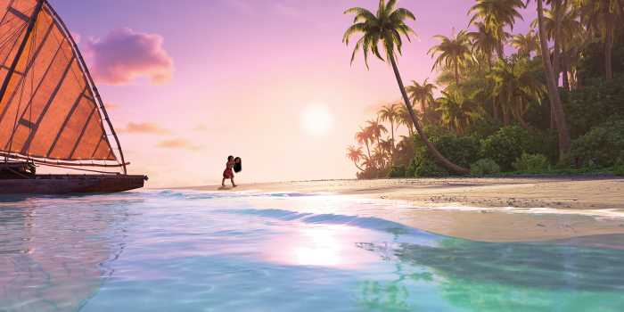 Photo murale intissé impression numérique Disney Moana 2 Ocean Spirit