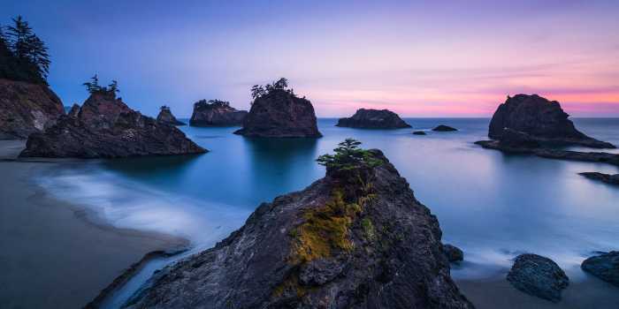 Panneau sur intissé  Secret Beach