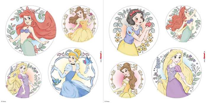 Sticker fenêtre Princess Kindness Bubbles