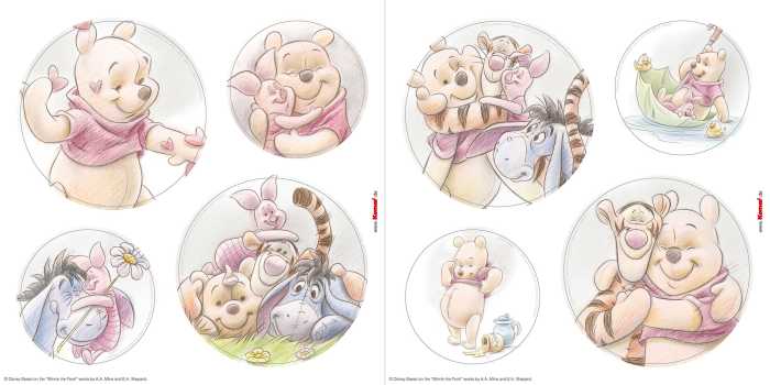Sticker fenêtre Winnie the Pooh Wonderful Bubbles