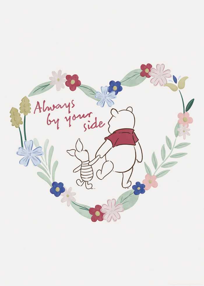 Affiche d'art Disney Winnie the Pooh Always by your Side