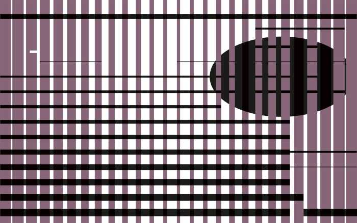 Photo murale intissé impression numérique Let me stay black-aubergine