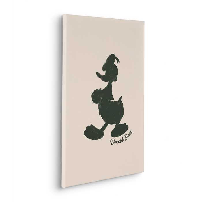 Toile Imprimé Disney Donald Duck Stamp