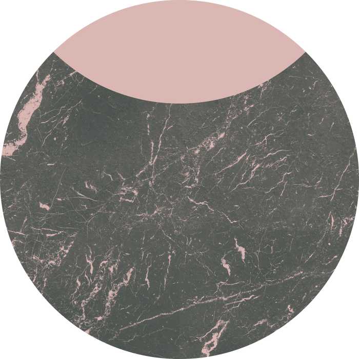 Photomural rond Stripe Marmor