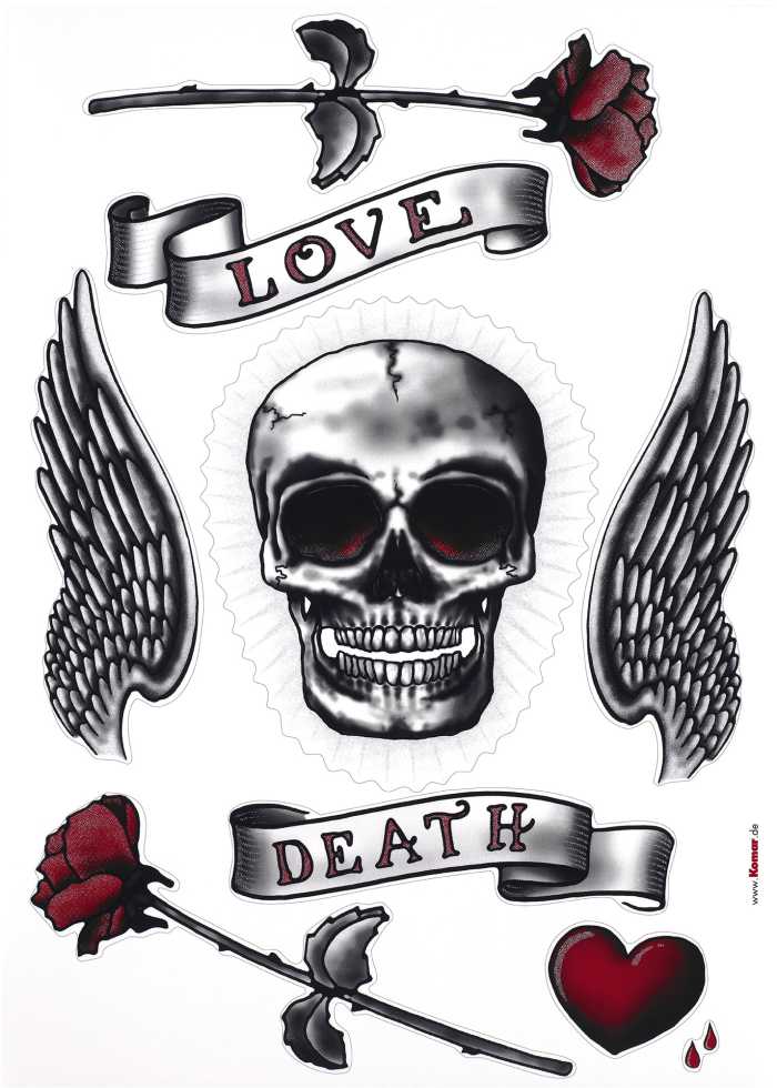 Sticker mural Calavera