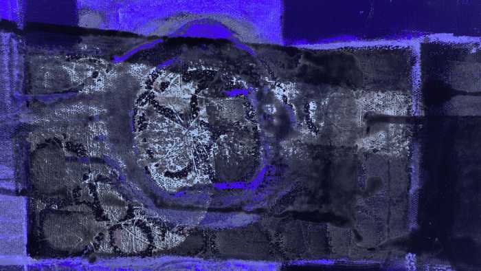 Photo murale intissé impression numérique Lemon Peely blue