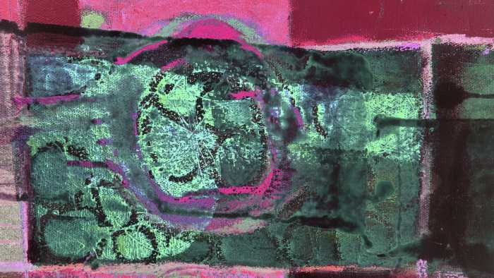 Photo murale intissé impression numérique Lemon Peely green-pink