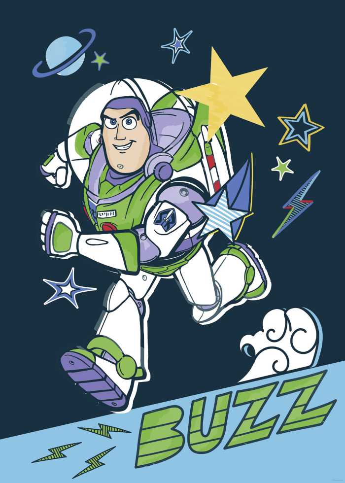 Affiche d'art Disney and Pixar Toy Story Buzz