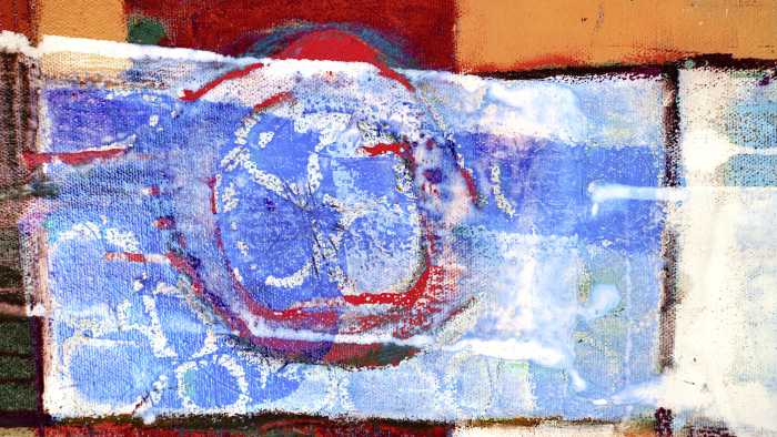 Photo murale intissé impression numérique Lemon Peely blue-orange