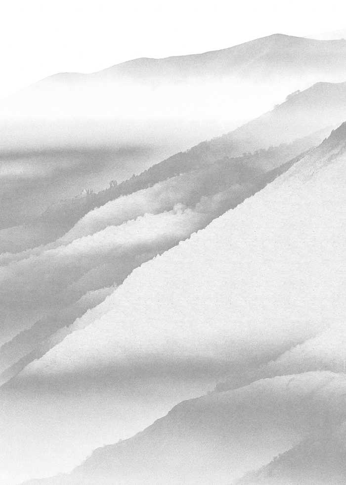 Photo murale intissé impression numérique White Noise Mountain