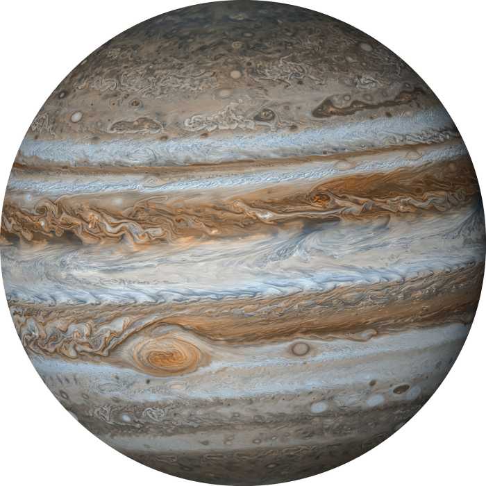 Photomural rond Jupiter