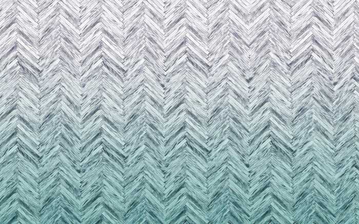 Photo murale intissé impression numérique Herringbone Mint