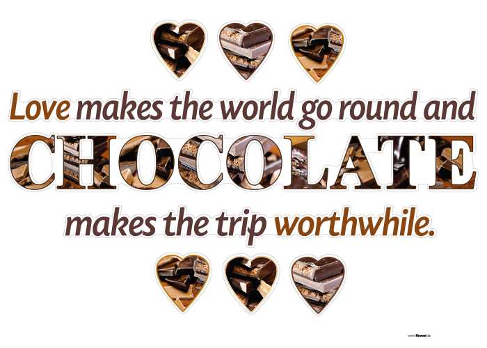 Sticker mural Chocolate