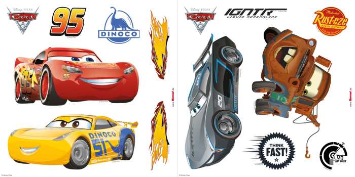 Sticker fenêtre Cars3
