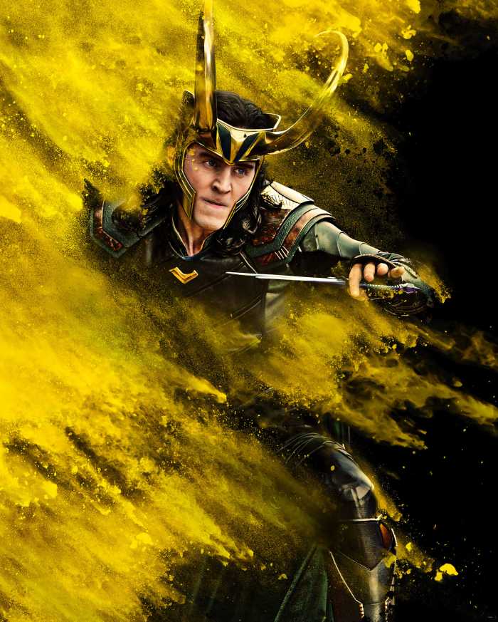 Photo murale intissé impression numérique Loki Yellow Dust