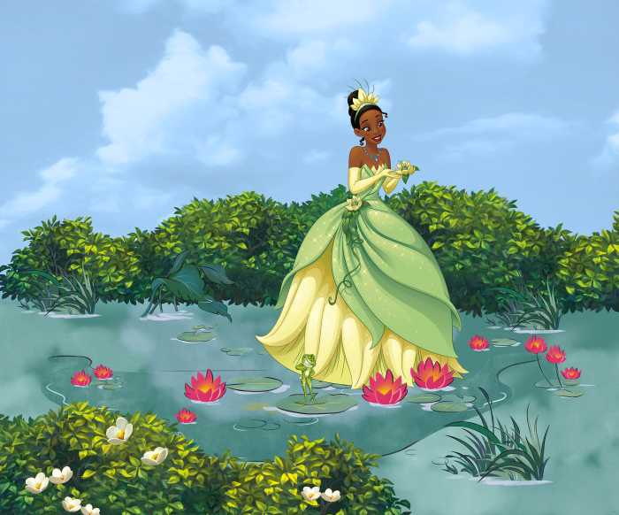 Photo murale intissé impression numérique Tiana Lucky Pond