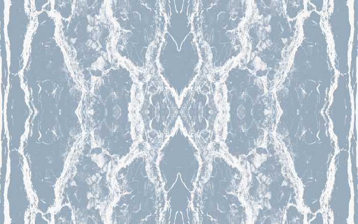 Photo murale intissé impression numérique Oak Bark greyblue-white