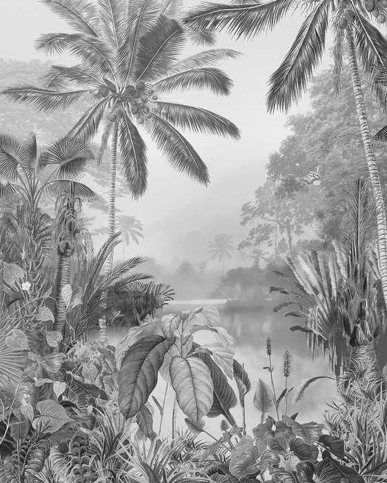Intissé Standard Jungle Lake
