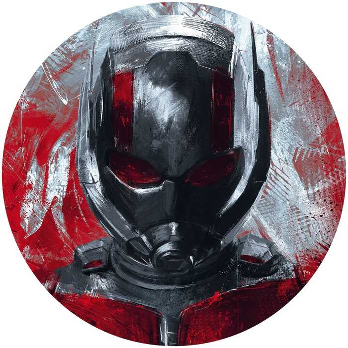 Murale ronde auto-adhésive intissée Avengers Painting Ant-Man