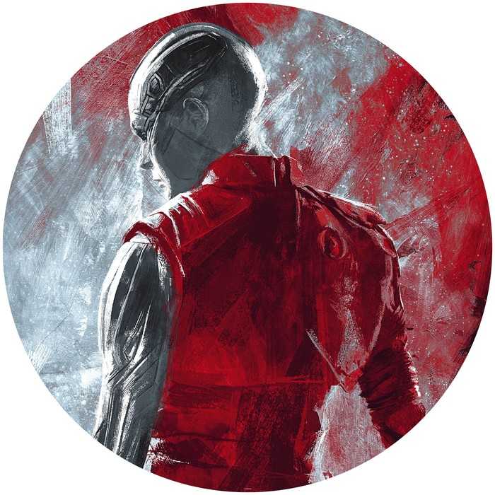 Murale ronde auto-adhésive intissée Avengers Painting Nebula
