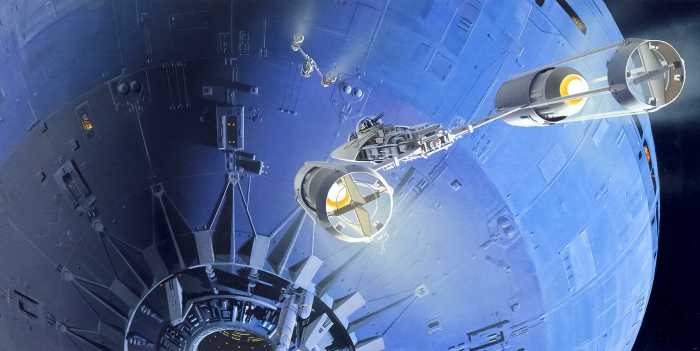 Intissé Standard Star Wars Classic RMQ Death Star Assault