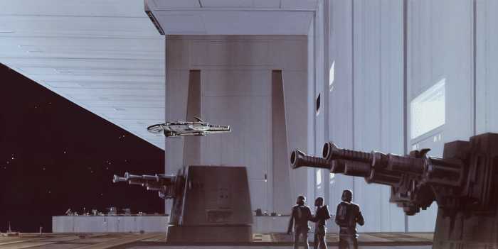 Intissé Standard Star Wars Classic RMQ Death Star Hangar