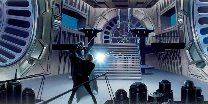 Intissé Standard Star Wars Classic RMQ Duell Throneroom