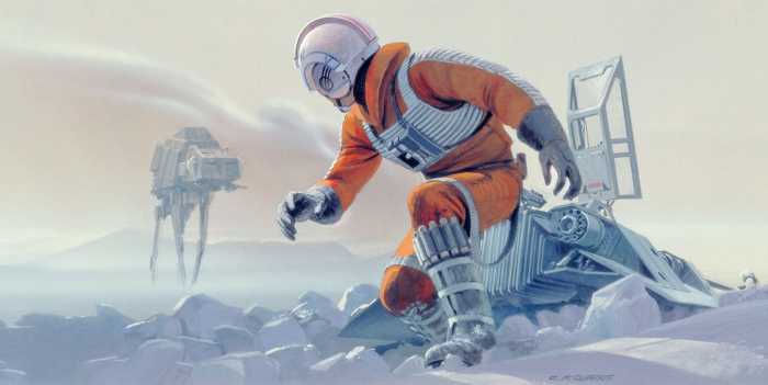 Intissé Standard Star Wars Classic RMQ Hoth Battle Pilot