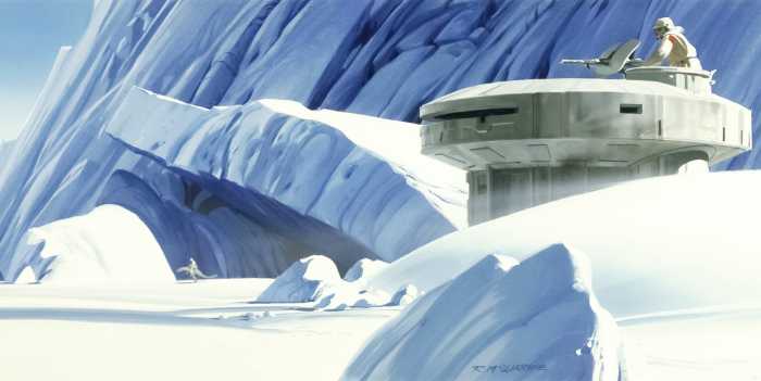 Intissé Standard Star Wars Classic RMQ Hoth Echo Base