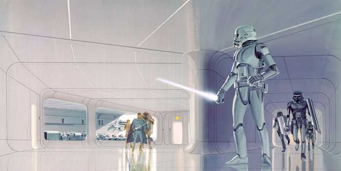 Intissé Standard Star Wars Classic RMQ Stormtrooper Hallway
