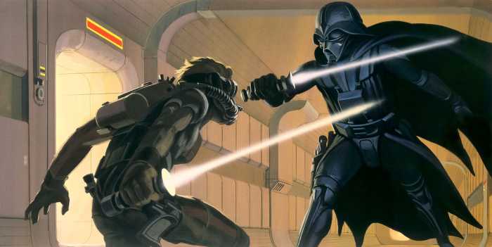 Intissé Standard Star Wars Classic RMQ Vader vs Luke