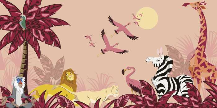 Intissé Standard Disney The Lion King Sunset