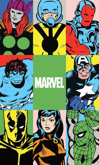 Intissé Standard Marvel PowerUp Team