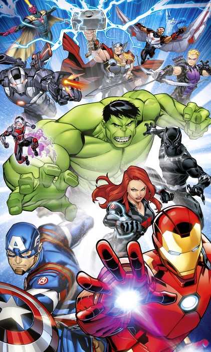 Intissé Standard Marvel Avengers Protect