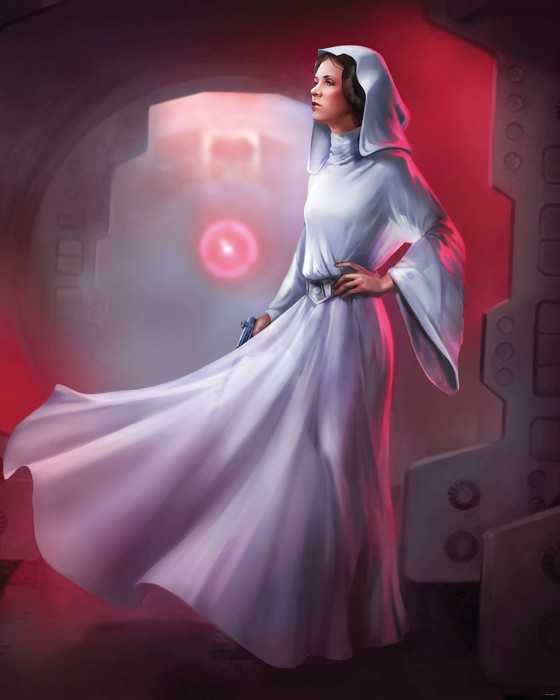 Intissé Standard Star Wars Classic Leia