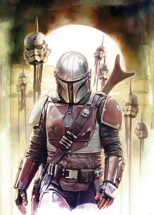 Intissé Standard Star Wars The Mandalorian Big Impaler