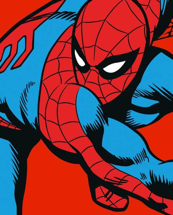 Intissé Standard Marvel PowerUp Spider-Man Watchout