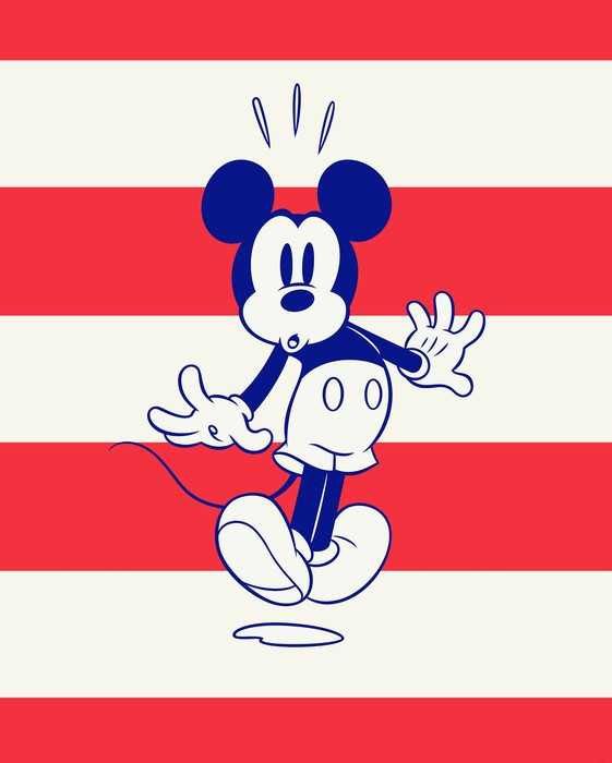 Intissé Standard Mickey Vibrant