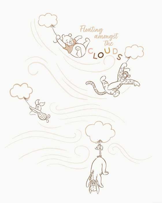 Intissé Standard Disney Winnie the Pooh A Bluster Day