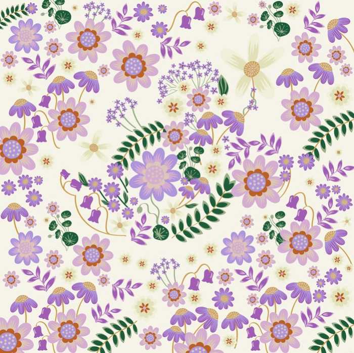 Intissé Standard Disney Minnie Mouse Gardening Club Beige