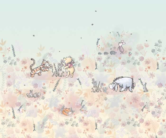 Intissé Standard Disney Winnie the Pooh Flowerfield