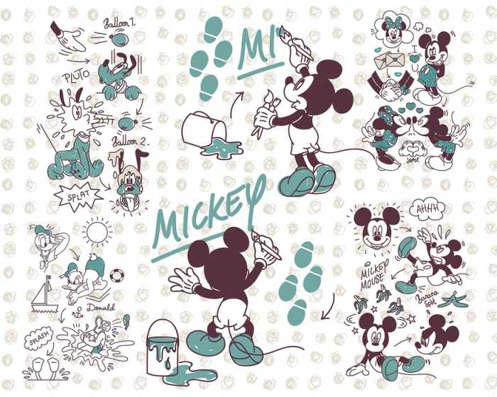 Intissé Standard Mickey and Friends